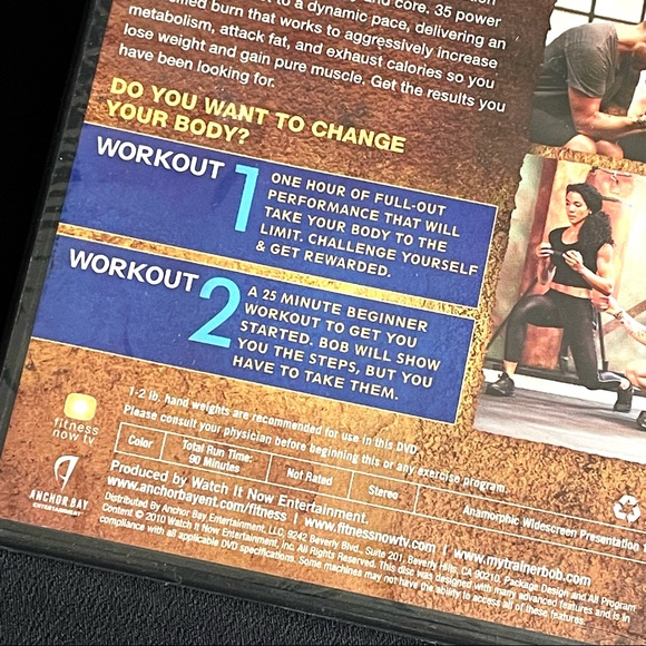 Bob Harper Inside Out Method Exercise Fitness DVD Pure Burn Super Strength New - Picture 8 of 16